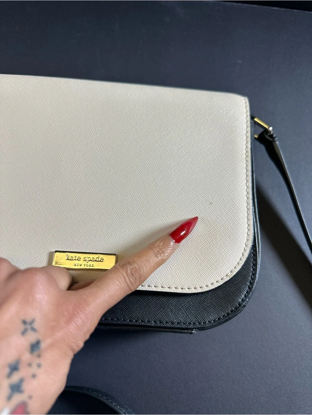 🖤 KATE SPADE COLORBLOCK CHIC — CLASSIC FLAP CROSSBODY